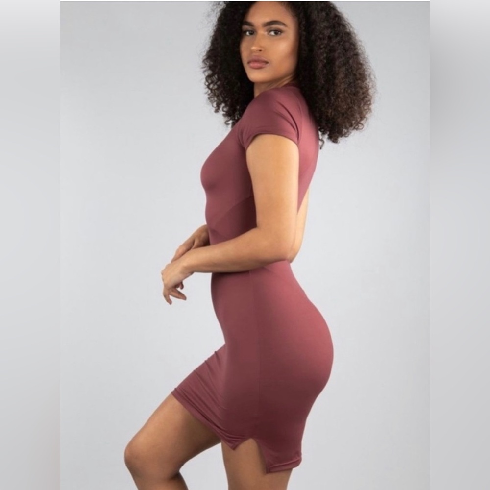 BuffBunny athleisure dress mauve